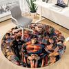 1pc Superheroes Justice Office Round Area Rug, Under Office Chairs Bedroom Living Room Home Decor, Room Deco, Available in Various Sizes