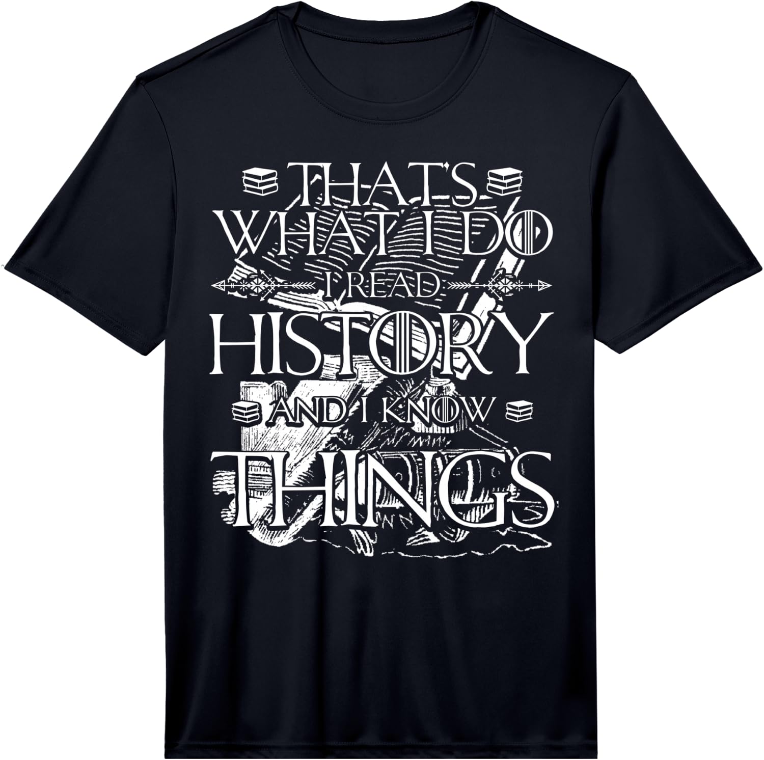 I read history and know things Poison Fun Performance Unisex T-Shirt XL