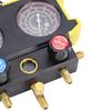 AC Manifold Gauge Set, Automotive R134A R22 R410 Refrigerant Pressure Gauge, AC Charging Tool Kit for Gas Electric