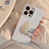 A green pear is suitable for 16ProMax iPhone case iPhone15 fun niche 14 film 13 matte 17