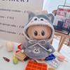 For 17cm Labubu Doll Clothes Fashion Clothes Cloak Doll Clothes Color Match Shawl Dolls Accessories Cute Decoration Little Clothes