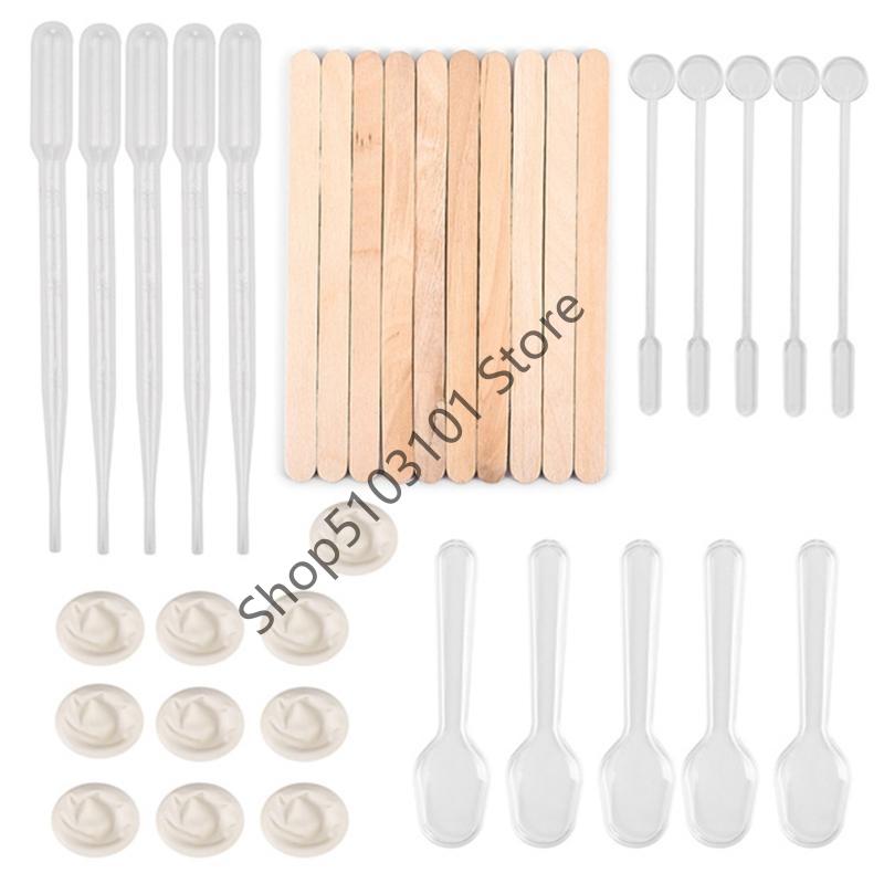 

DIY Epoxy Resin Jewelry Tools Plastic Dropper Stirring Rod Disposable Finger Cots For Epoxy Resin Mold Jewelry Making Accessorie