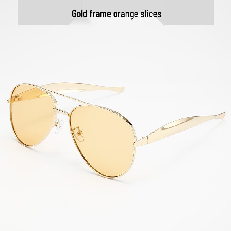 2025 Retro Metalowe Okulary Przeciwsłoneczne w Kształcie Żaby - Modny Street Style Damski High-End