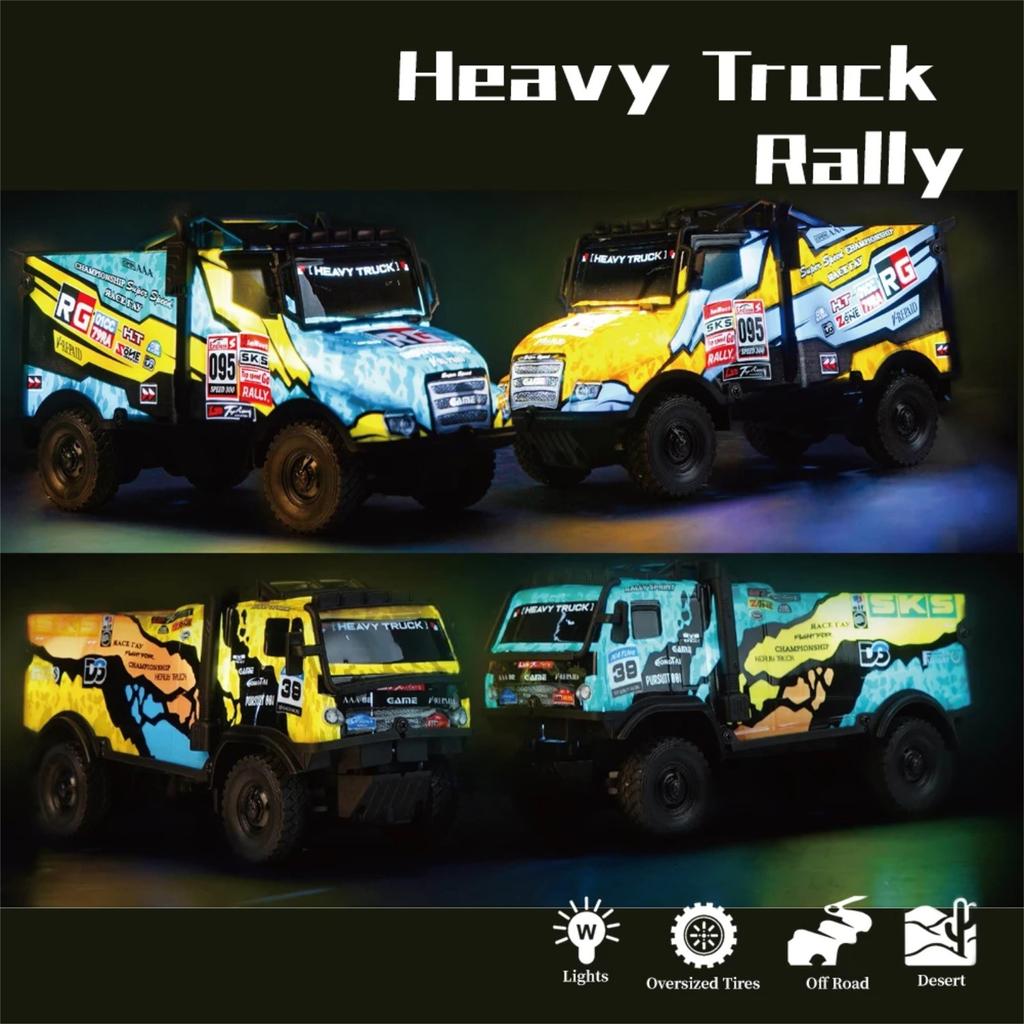 Camion Radiocomandato Illuminato 27MHz Cabina US Dietro Motori Veicolo Giocattoli Per Ragazzi Auto Elettrica Radiocomandata Con Luci LED