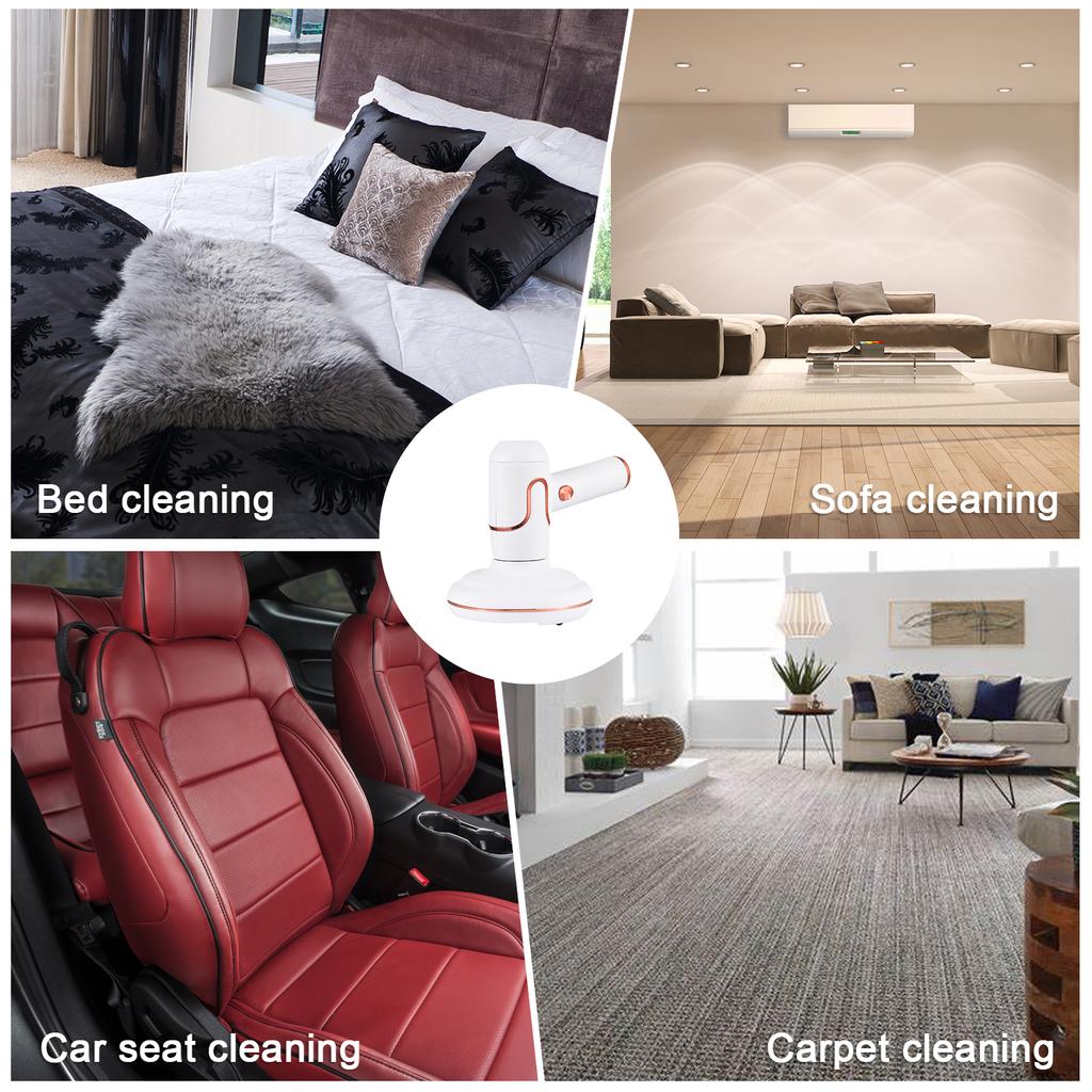 Matratzen-Staubsauger, manuell, UV-Lampe, Sterilisation, starke Absaugung, 8000 Mal/Minute, Schläge für