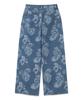 MILLO WOMEN Paisley Wide Jeans [Mid Blue]