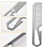 Titaniums Alloys Comb Camping Multifunctional Wrenches Ruler Bottle Openers for Camping and Outdoor Use