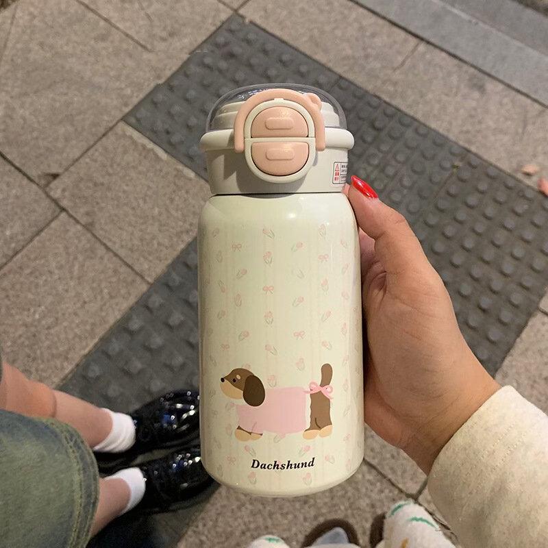 

Shangqi Insulated Stainless Steel Straw Water Bottle