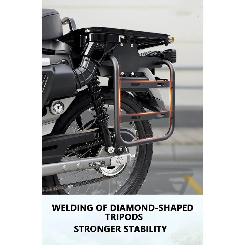 Motorcycle Side Bags Bracket Mount Holder for Honda CT125 Saddlebag Support Universal Fit Durable Aluminum Accessories