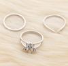 Cross-Border Beach Series: Small Daisy Circle Foot Ring Three-Piece Set