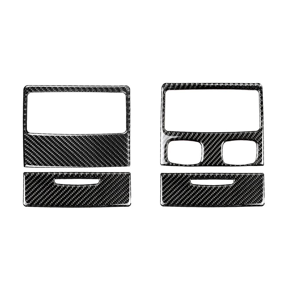 Rear Air Vent Outlet Trim Carbon Fiber Pattern for BMW 3 Series E90 E92 E93 2005 To 2012 Quick Install Two Pieces Includes 2