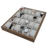 Walnut Wood 24-Slot Watch Display Tray for Boutique or Stall