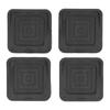 4PCS Anti Vibration Rubber Pads Heighten Pads for Washing Machine Table Cabinet Electric Appliance
