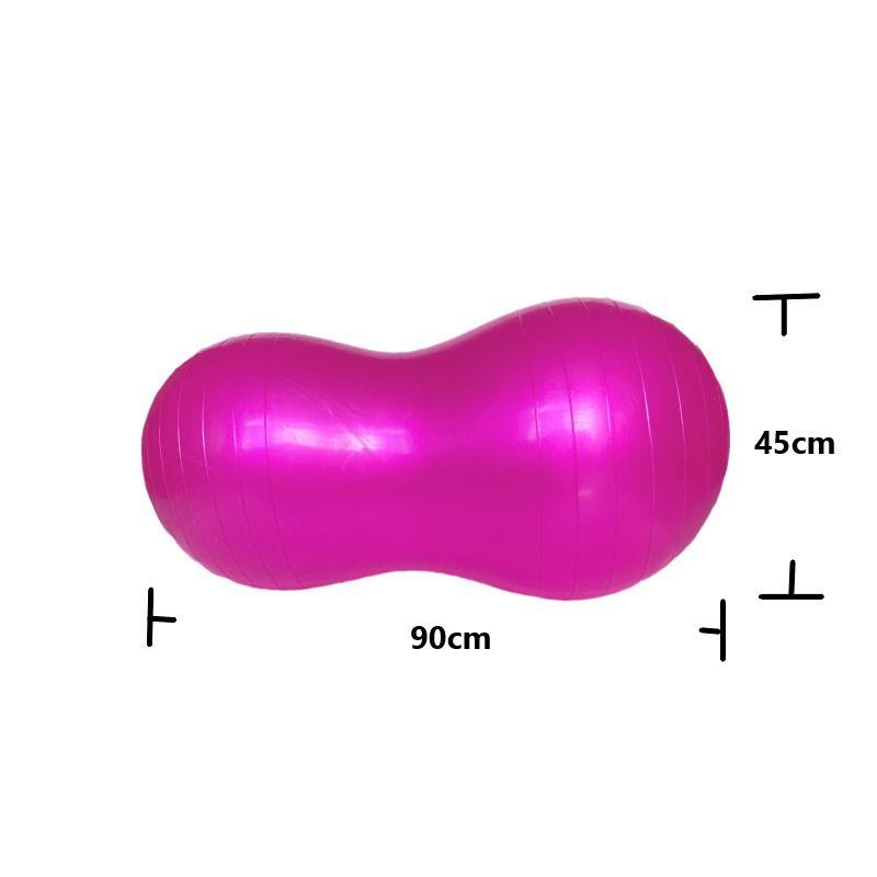 Bola de Ioga Amendoim para Fitness, Reabilitação, Pilates e Uso ao Ar Livre/Doméstico - Espessada e à Prova de Explosão