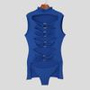 INCERUN Mens Sleeveless Hollow Cutout Fitness Briefs Bodysuit Jumpsuits