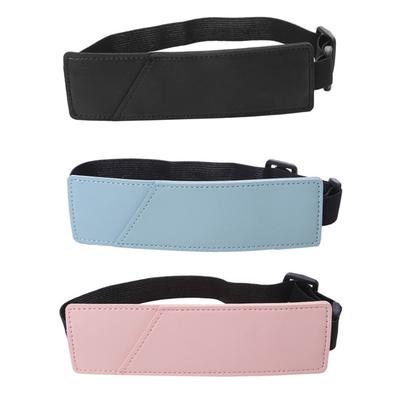 Elastic Pen Sleeve Leather Pen Case with Secure Band for Office Writing, Journaling, Class Work and Daily Carry Use