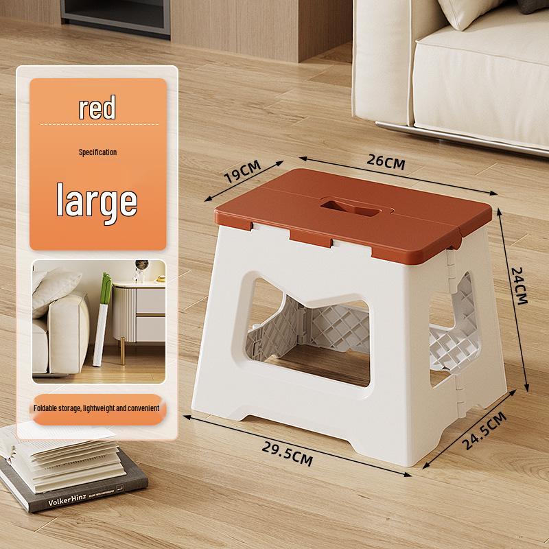 Compact Children's Folding Stool for Shoes & Outdoor Use