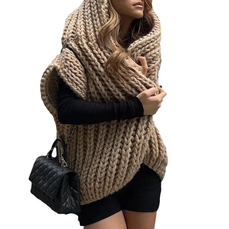 2023 European & American Loose Knit Short Sleeve Women's Cardigan Sweater Coat