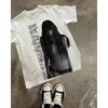 Vintage Casual Hip-hop Print Y2K Men's Seasonal New Item Suitable for Both Men and Women Casual T-shirt