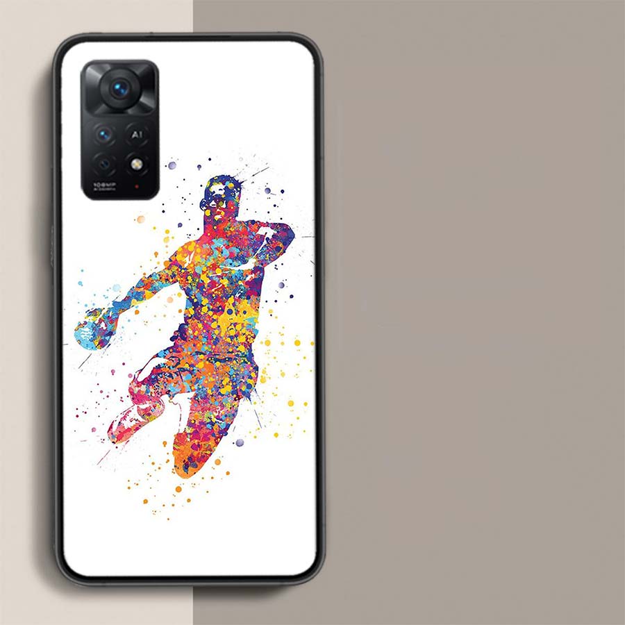 Handball Sport Phone Case For Redmi Note 14+ 13 Pro Plus 14C 13C 12C 12 10A 10C 10 9 8 9A 9C 9T 8A 7 Pro Xiaomi Capa Cover Cute