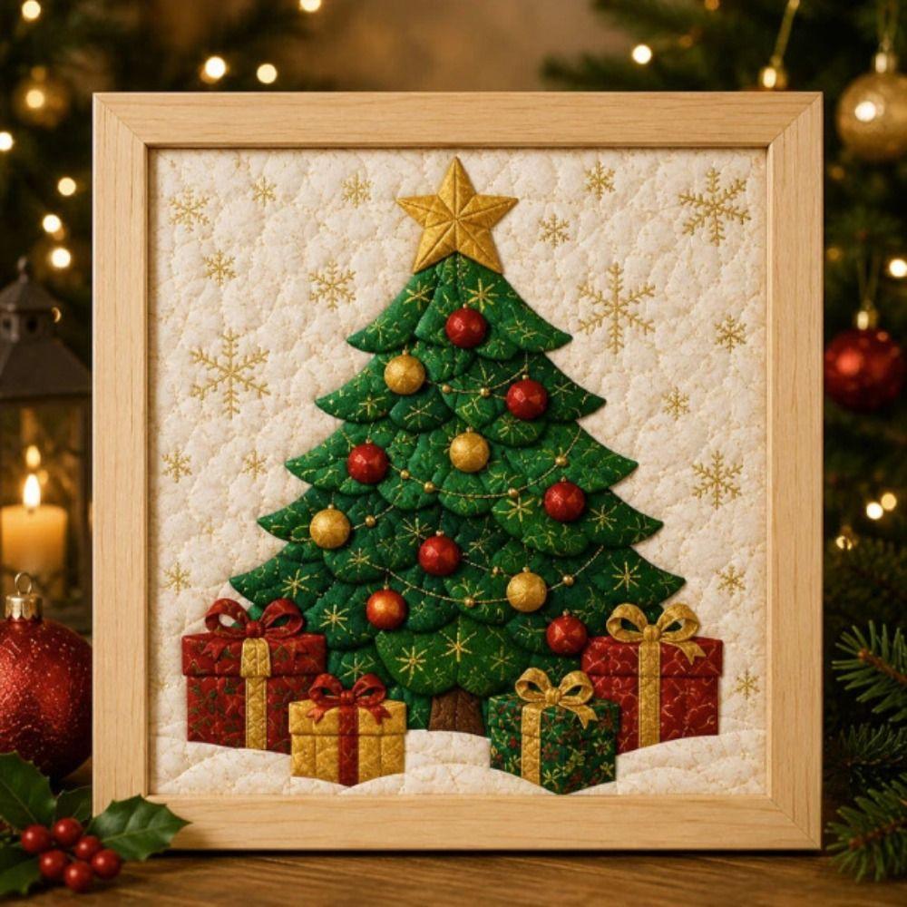 1 Set Weihnachtsthema Weihnachtsstoffmalset Weihnachtsbastelprojekt
