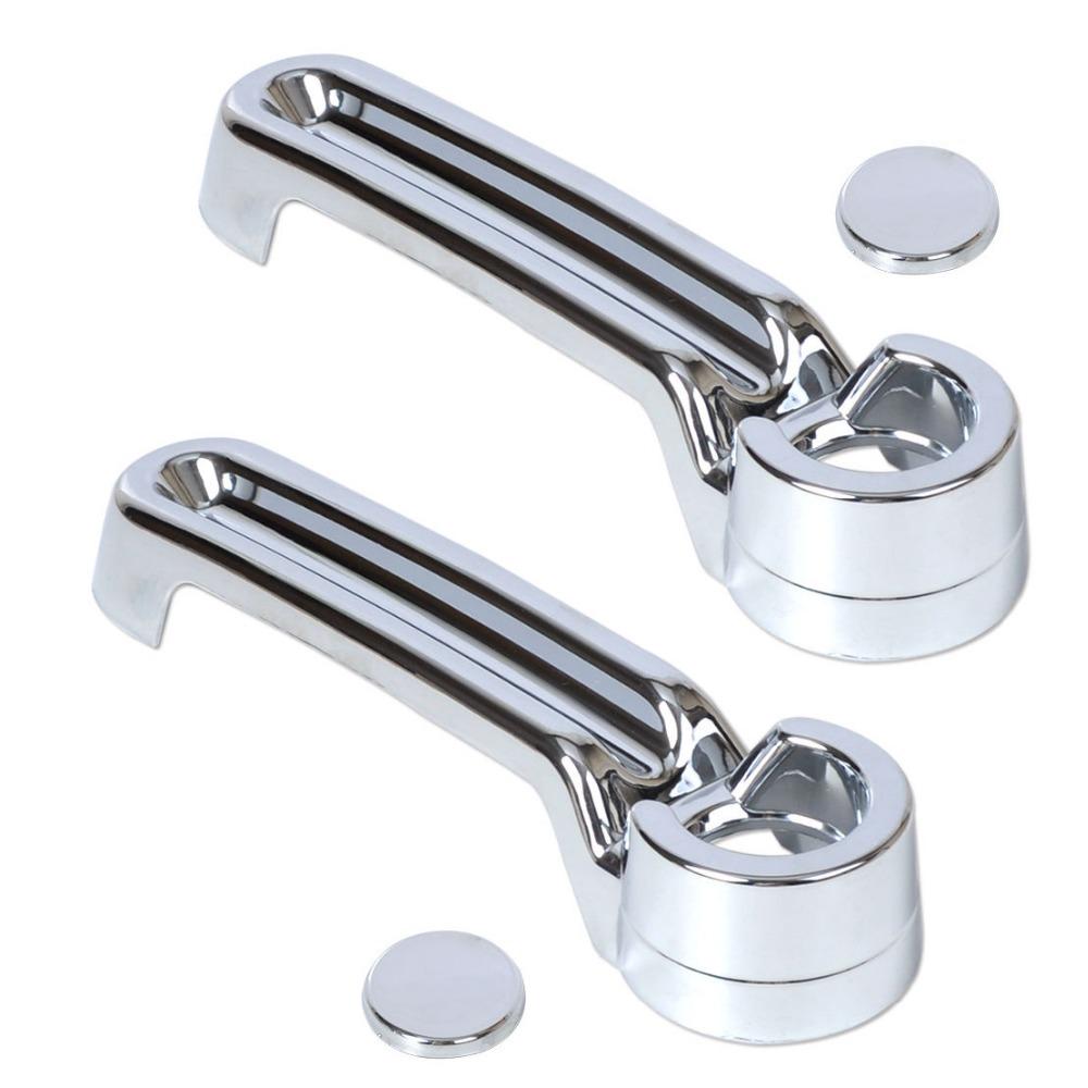 2pcs 2 door Triple Chrome Car Door Handle Cover Trim For 2007-2015 JEEP Wrangler JK Liberty For-Dodge