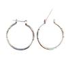Antique Silver Floral Basket Carved Hollow Round Ear Clip – Retro, Versatile, Ethnic Style Fashion Accessory