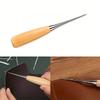 Leather Hand Sewing Repair Polish Kit Leather Craft Tools Kit Stitching Punch Carving Work Groover Set DIY Tool Set