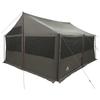 Family Tent Brown and Gray 450 x 400 x 265 cm Polyester and Steel