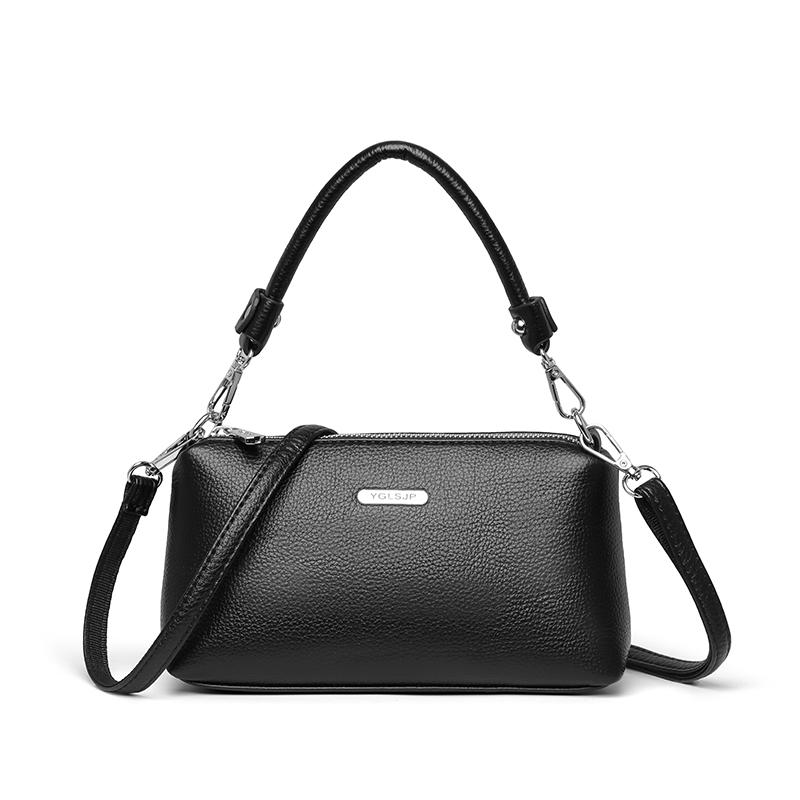 Simple Women's Messenger Bag, Casual Crossbody Bag, Fashionable Shoulder Bag, Soft PU Leather Handbag, Suitable for Daily Use and Shopping