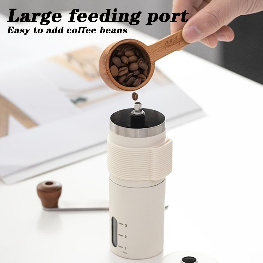Outdoor Camping Portable Manual Coffee Grinder, Portable Hand Coffee Machine 304 Stainless Steel Bean Grinder, Multi Purpose Grinding Grains