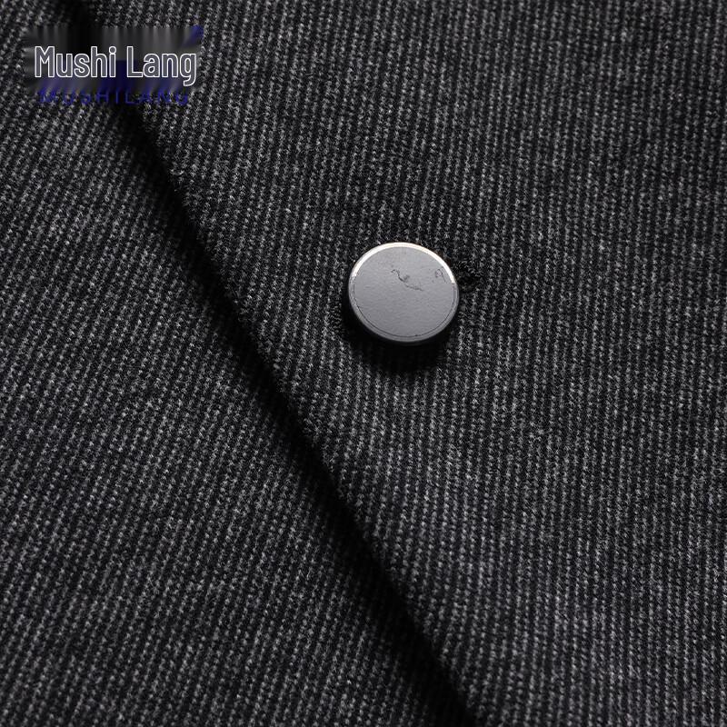 Men's Wool Blend Suit Jacket with Duck Down Liner