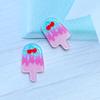 50Pcs/Lot Cute Mixed Shiny Mini Ice Cream Flatback Acrylic Kawaii Scrapbooking Embellishments Diy Accessories E50