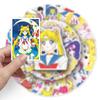 51 Sexy Warrior Girl Cartoon Anime Stickers for Suitcases, Refrigerators, and Phones