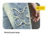 Girls' Denim Flare Pants - 2025 Spring/Autumn Casual Jeans for Big Kids