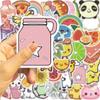 100 Cartoon Small Fresh Graffiti Stickers Decorate Guitar Notebook Suitcase DIY Waterproof