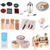 1set or 1pc Dollhouse Miniature Accessories Shovel Soup Spoon Storage Holder Kitchen Cooking Tool Utensils for Decoration Toy