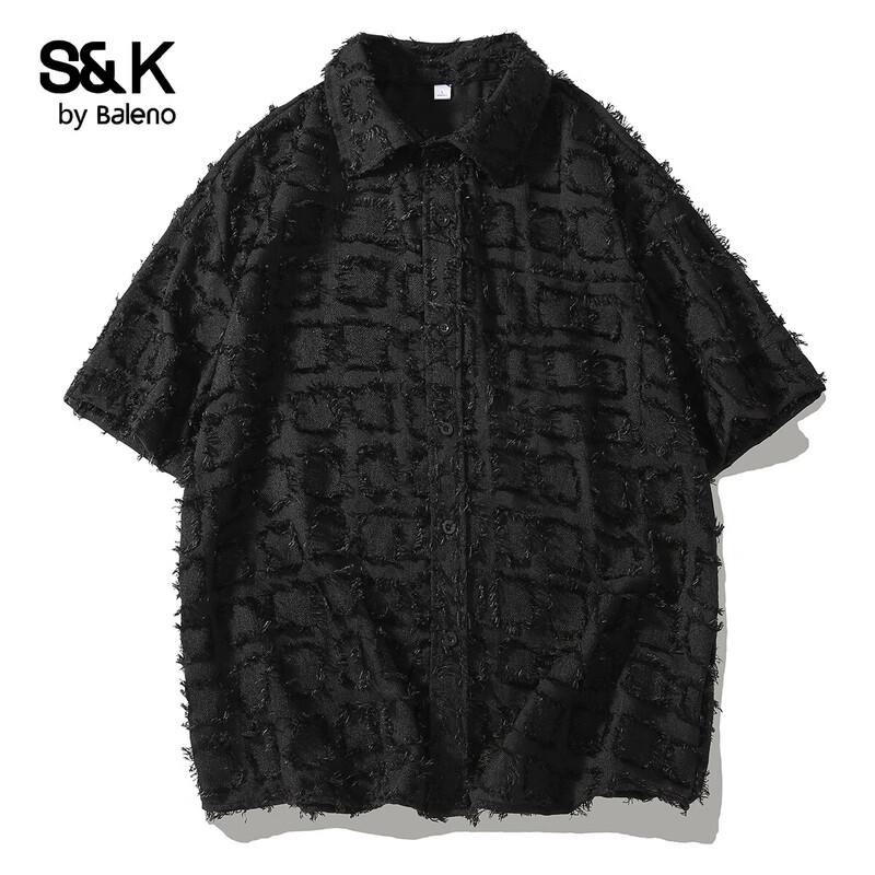 Baleno Men s S&K Series Plaid Short-Sleeve Shirt 2XL