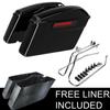 Motorcycle Hard Saddlebags Saddle Bags Conversion Brackets For Harley Softail Fatboy FLST 1984-2017