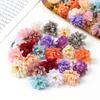 10/20/50 Pièces Roses Artificielles Mini Têtes de Fleurs en Soie Fleurs Simulées Décoration Maison Chambre Accessoires Couronne DIY Décoration Mariage