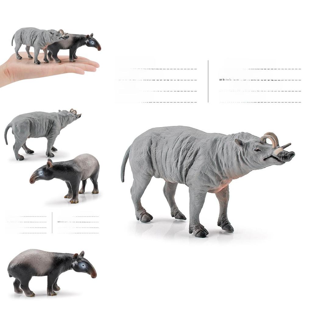 Babyrousa Pvc Wild Animal Models Set For Nature Study And Collection