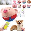 USB Wiederaufladbarer Elektronischer Haustier Hund Spielzeugball Haustierspielzeug Singender Sprechender Interaktiver Ball Hunde Plüsch Hüpfender Springender Ball für Geschenk