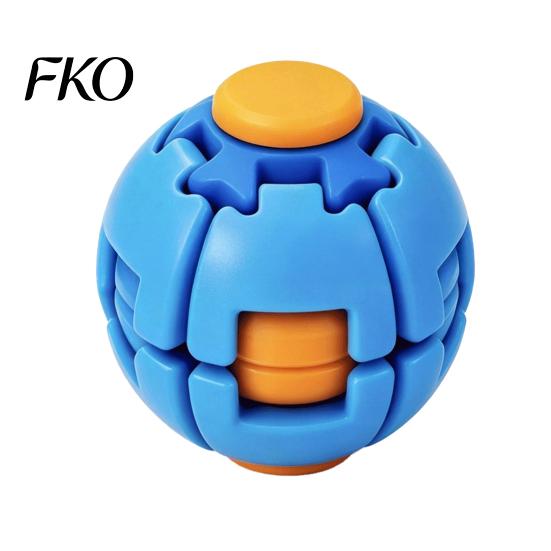 Decompression Ball Toy 3D Printed Press Spinning Ball, Stress Anxiety Relief Fidget Spinner, Reduction Rotating Splicing Desk for Kids Teens