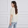 Commuter T-shirt Summer Solid Color Simple Fashion Thin Women's Short-sleeved Top