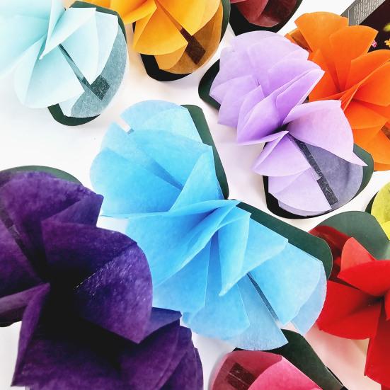 9Pcs Flower Magic Trick Props for Beginners Easy to Use Street Stage Magician Toy Set Colorful Magic Tricks Portable Magic Set