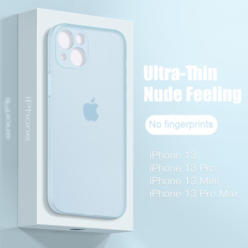 Ultra Thin Translucent Silicone Soft Case For For Iphone 16 15 14 13 11 12 Mini Pro XS Max X XR 8 Plus Shockproof Matte Cover