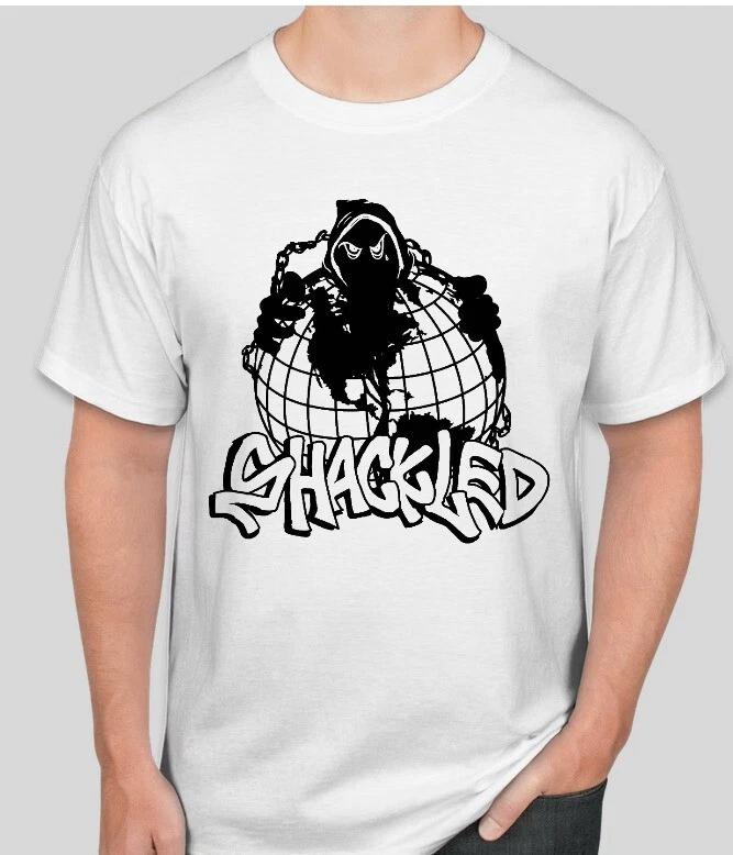 Shackled T shirt Tee Rock Band Music Skull Hard Core Thrash music S
