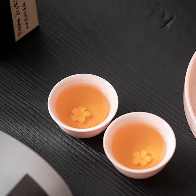 1 Pezzo Fiori Creativi da Impastare a Mano Tazza da Tè in Ceramica Ciotola da Tè Tazza da Tè in Porcellana Fatta a Mano Articoli da Tè Cinesi Tazza da Maestro per la Casa