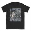 T-shirt Unisexe Allez-vous-en Chaton Vous Ne Voulez Pas Voir Papa Comme Ça Vêtements 100% Coton Loisirs Manches Courtes Col Rond T-shirts
