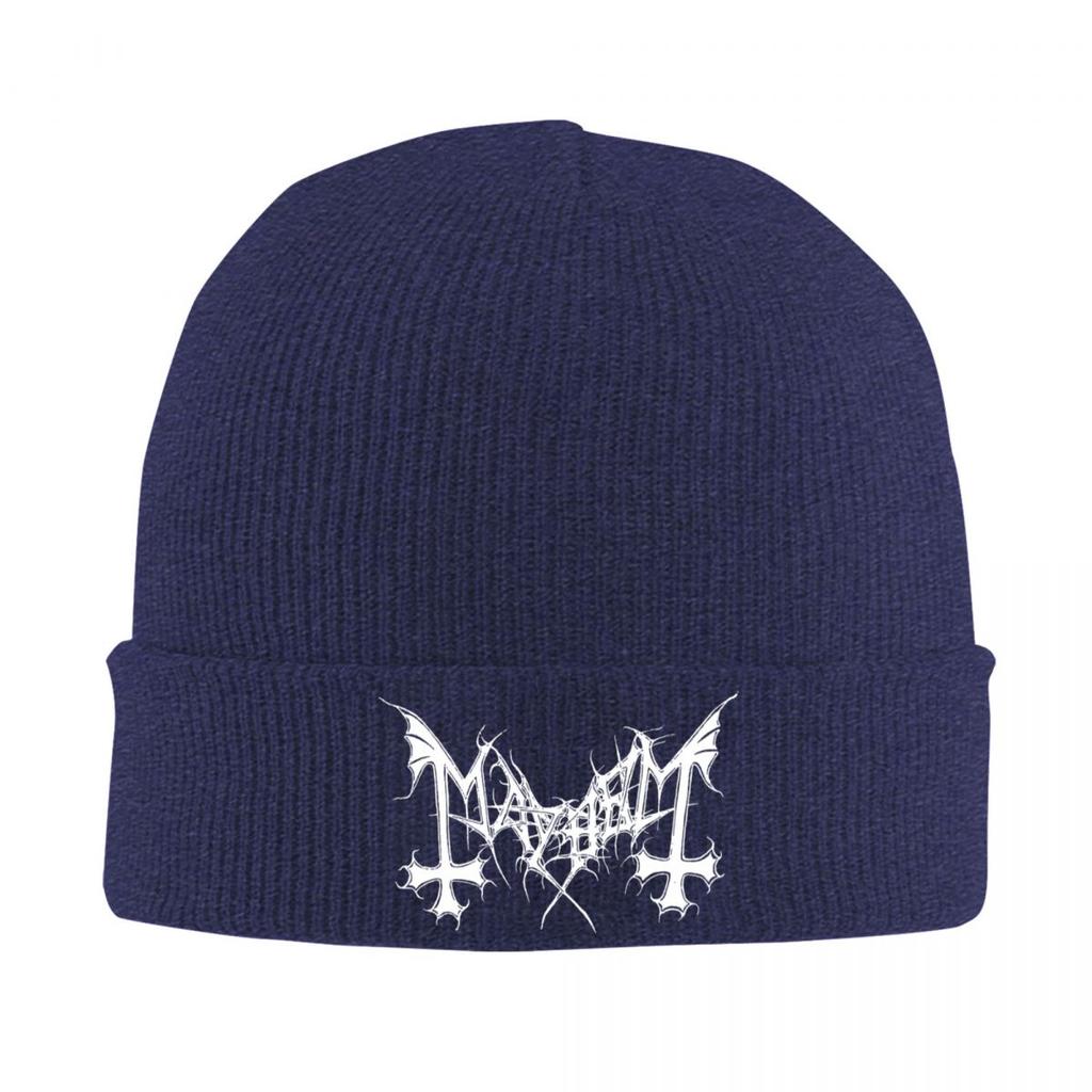 Mayhem Norway Band Beanie Hats, Street Y2K Caps, Gym Hat, btElastic, Men and Women, Gym, Ogo Hat, Winter